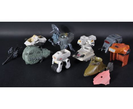 Star Wars - a collection of x11 original vintage Kenner / Palitoy minirig action figure playsets. Various states of completen