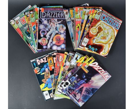 Marvel Comics - Dazzler - collection of original vintage comic books. Includes issues: #1 (first appearance), #4, #5 (x2), #8