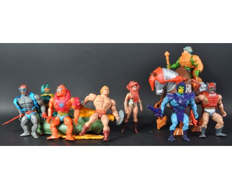 Masters of the Universe - a collection of assorted vintage original Wave 1 1981 Mattel made action figures to comprise of; He