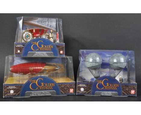 A Collection of x3 Corgi made Golden Compass diecast Miniature vehicles comprising models No; GC78627 Magisterium Sky Ferry, 