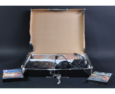 Retro Gaming - a boxed SEGA Mega Drive 2 model no. MK-1631-50, two officially licensed SEGA controllers, original SEGA RF Uni