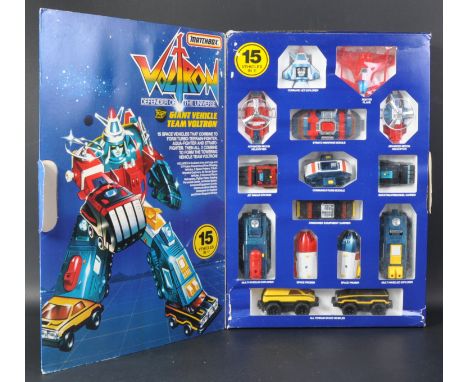 Voltron - a scarce vintage c1980s Matchbox made ' Voltron - Giant Vehicle Team Voltron ' action figure playset ' 15 Vehicles 