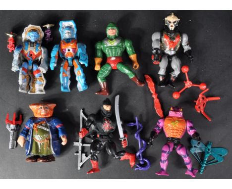 Masters of the Universe - a collection of assorted vintage original Wave 5 &amp; 6 1986 &amp; 1987 Mattel made action figures