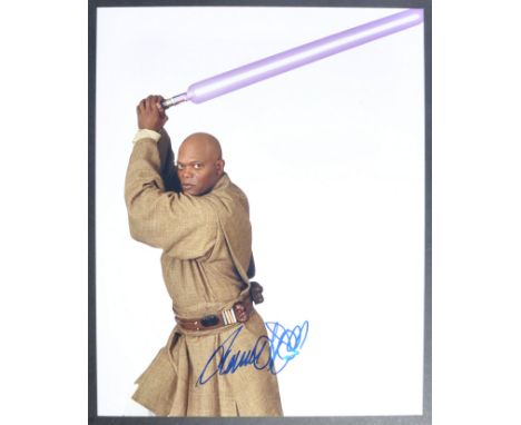 Star Wars - Samuel L. Jackson (Mace Windu) - autographed 11x14" colour photograph from the prequel trilogy. Signed neatly by 