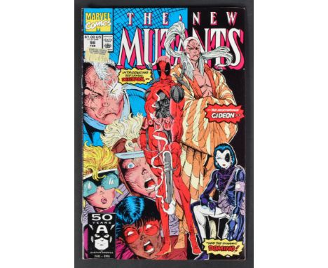 Marvel Comics - The New Mutants - Issue #98 1991 - First appearance of Deadpool (as well as&nbsp;First appearances of Gideon 