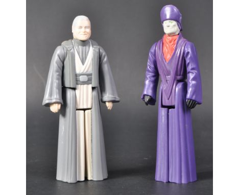 Star Wars - Two original vintage Kenner / Palitoy made ' Last 17 ' action figures - Imperial Dignitary and Anakin Skywalker. 