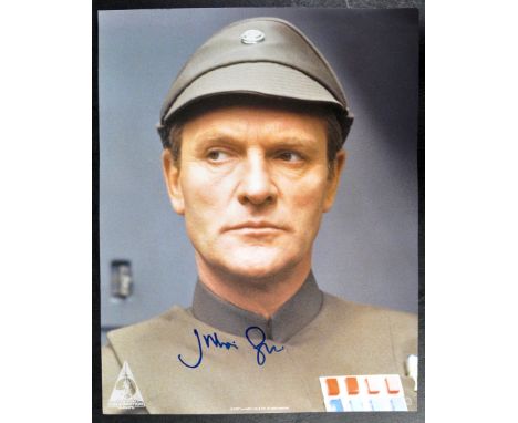 Star Wars - Julian Glover (General Veers) - autographed 8x10" Official Pix colour photograph. Signed neatly in blue ink to a 