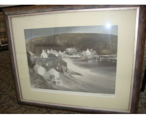 William Selwyn - Porthdinllain. Limited edition print, number 451 of 850. 21" x 16". Edition number on front bottom left corn