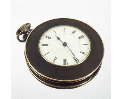 ELEGANT POCKET WATCH WITH GUILLOCHE ENAMELLED FISH SCALE DIAL