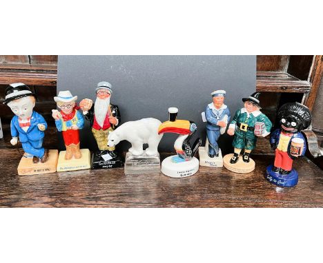 Royal Doulton - 20th century Advertising classics figures, boxed:&nbsp;8 in total, including Ginger Nuts, Milky bars, Players