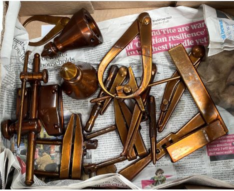 VINTAGE TOOLS and GAUGES, a collection of items in original rust proof wax coating 