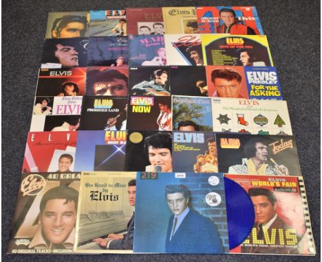 Elvis Presley Vinyl Records -  12 inch Lps, 33RPM, Elvis Scotty and Bill The First Years special collectors edition, live fro