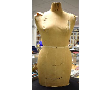 A dressmaker's mannequin, for a lady, early 20th century 