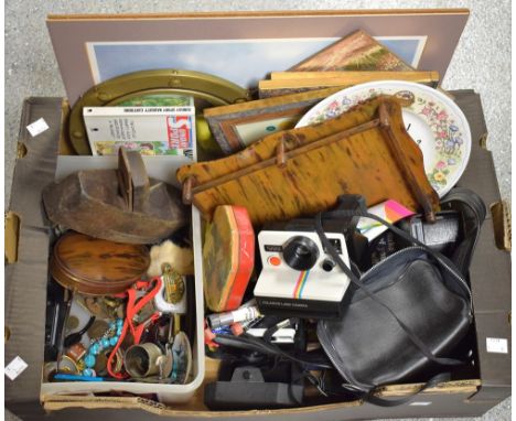 Boxes and Objects - a folding pocket Swiss Army type knife; others, tools, pencils, coins, costume jewellery; etc quantity 