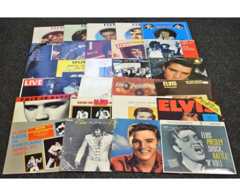Elvis Presley Vinyl Records -  12 inch Lps, 33RPM RD 27120 Elvis;  RB16069 Red Seal, Golden Records;  Vault Records, Spain, E