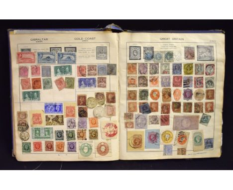 An interesting old time collection of stamps foreign and commonwealth in a well-filled album.  Mixed condition - but most are