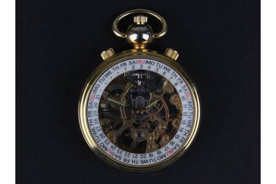 pocket watch with day and date