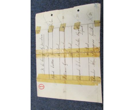 A list of military gentlemen 'To be Ensigns by purchase' these presented to Queen Victoria 'The General Commanding in Chief',