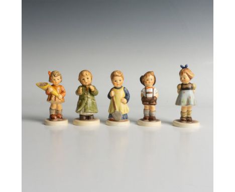 Adorable group of hand painted children with a matte finish. Includes: Garden Treasures; Keeping Time; For Keeps; A Sweet Off