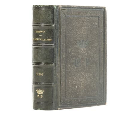Godwin (William) Caleb Williams ou les Choses comme elles sont ... Traduction nouvelle par M. Amédée Pichot, 3 vol. in 1, hal