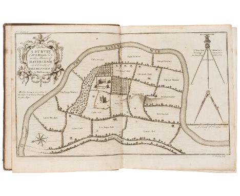 Agriculture.- Laurence (Edward) The Duty of A Steward to his Lord, first edition, engraved map and plate, both double-page, c