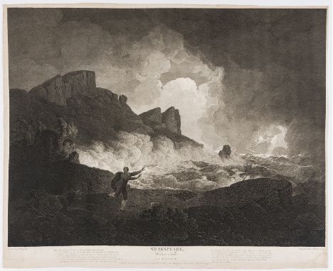 Shakespeare.- Boydell (John &amp; Josiah, Publishers) Five plates from the 'The Shakespeare Gallery', engravings with stipple