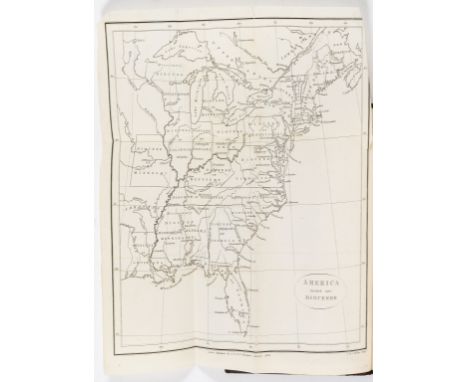 NO RESERVE America.- Caswall (Rev. Henry) America, and the American Church, first edition, engraved folding map, 4 lithograph