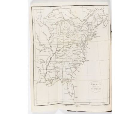 NO RESERVE America.- Caswall (Rev. Henry) America, and the American Church, first edition, engraved folding map, 4 lithograph