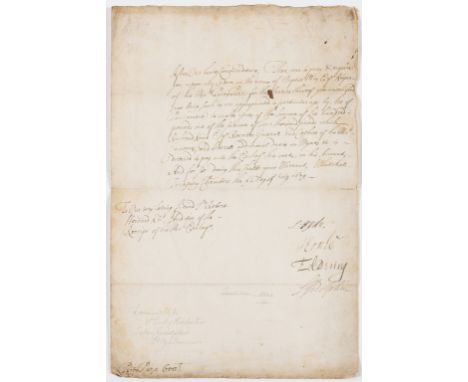 NO RESERVE Charles II.- Dering (Sir Edward, second Baronet, politician, 1625-84), Hyde (Laurence, first Earl of Rochester, po