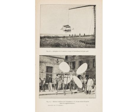 Aviation.- Landelle (Gabriel de la) Dans les airs. Histoire élémentaire de l'aéronautique, first edition, lightly browned, or