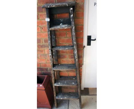 Wooden step ladders
