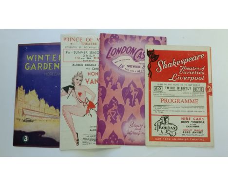 MAGIC, theatre programmes, 1940s-1950s, inc. Shan, Lester Sharpe, Sirdani, Robert Harbin, Erikson, Max Herman, Horace Mashfor