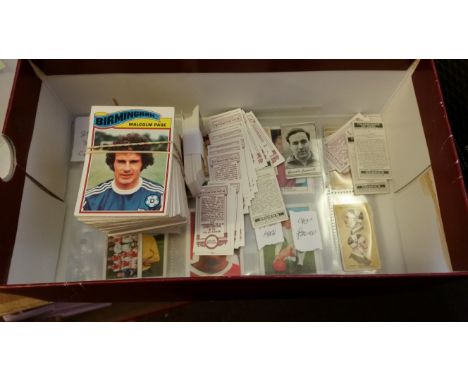 MIXED, selection, inc. football, Topps 1978 Footballers, orange back (250, duplication); Nabisco (23), Clevedon (4), Devlin (