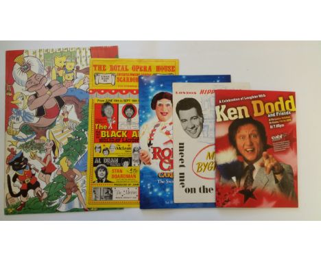MAGIC, theatre programmes, inc. ventriloquists, 1960s onwards, pantomimes and variety shows, inc. Paul Daniels, John Lenahan,