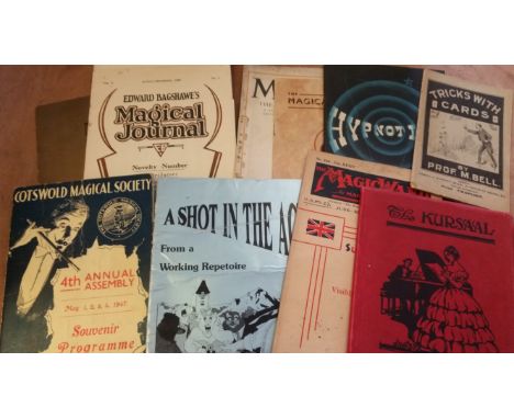 MAGIC, selection, inc. programmes, flyers etc., inc. Carter, Faust, Kassner, Yuga, Kar-Mi, Franquin, Sorcar etc., some slight