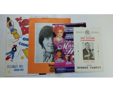 MAGIC, theatre programmes, ventriloquists, 1960s onwards, pantomimes and variety shows, inc. Anna Lou, Michael Allport, Hans 