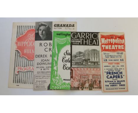 MAGIC, theatre programmes, 1940s-1950s, inc. Virgil &amp; Julie, Dany Ray, Freddie Harris &amp; Christine, David Nixon, Eric,