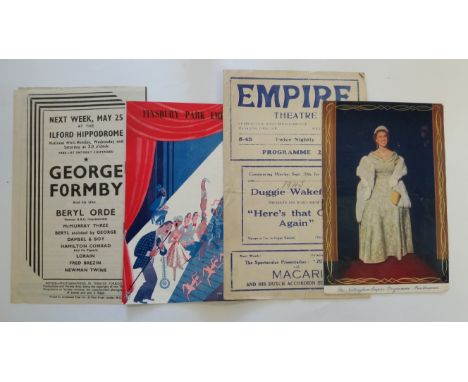 MAGIC, theatre programmes, 1940s-1950s, inc. Kalanag, Murray Smith, Benson Dulay, Albert Burdon, Billington, Ali Bey, Cecil B