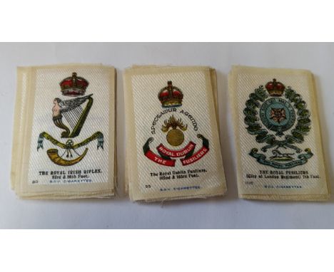 PHILLIPS, Crests &amp; Badges of the British Army, medium silks, G to VG, 94*