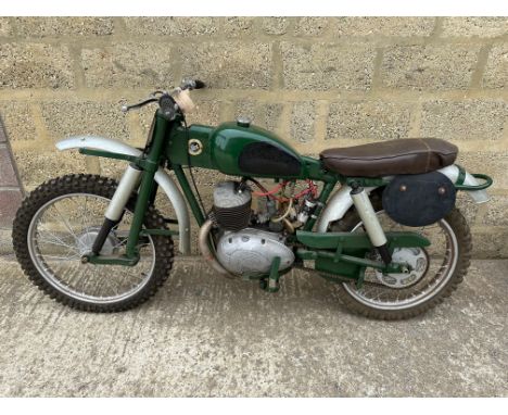 217. CIRCA 1956/57 DOT SCRAMBLER VILLIERS 250cc 2T TWIN&nbsp; Registration - 725 DHU&nbsp; Engine No - 411A/165&nbsp; Frame N