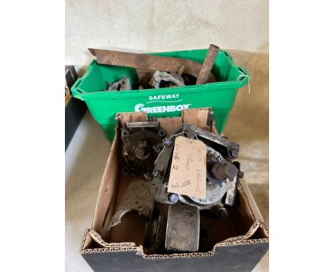 Two boxes of Levis engine spares.