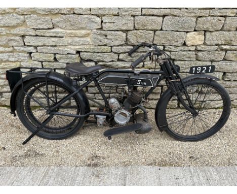 220. 1919 SUN VITESSE 2 STROKE First registered in 1921&nbsp; Registration - SV 8326 Engine No - D84&nbsp; Frame No - 4812G&n