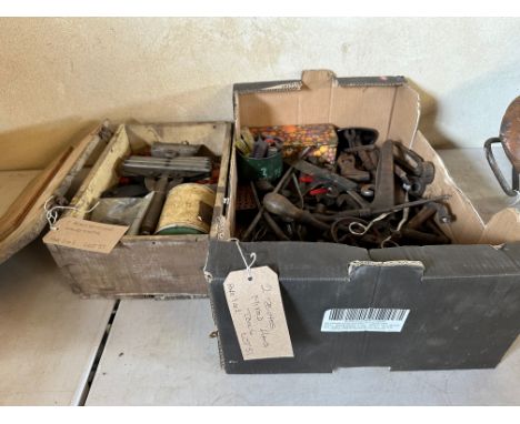 Two boxes of hand tools. 