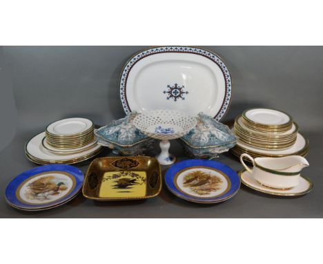 A Small Collection of Spode Blue And White Decorated Ceramics together with a collection of other ceramics to include a Royal