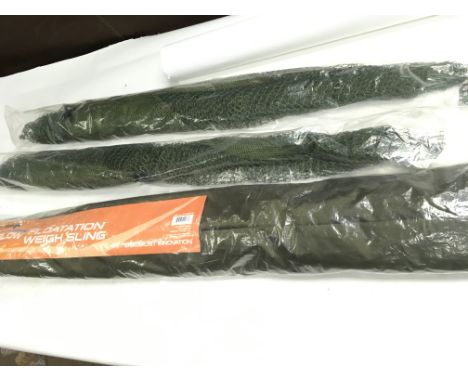 Pair of NGT 42" nets Chub floatation weigh sling. New. No reserve.