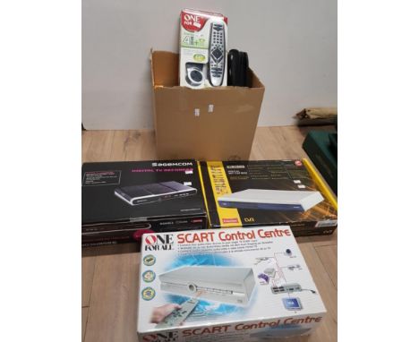 ONE FOR ALL SCART CONTROL CENTRE SAGEMCOM TV RECORDER ETC