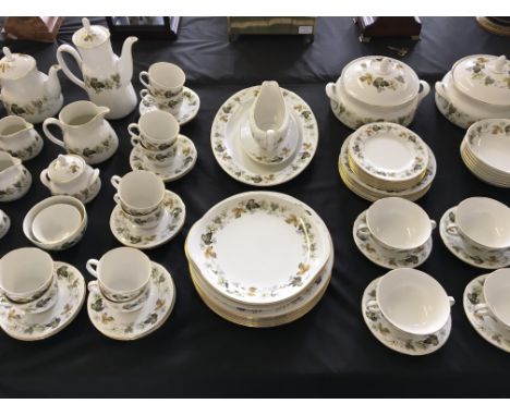 A Royal Doulton Larchmont tea and dinner service, approximately eighty one pieces.