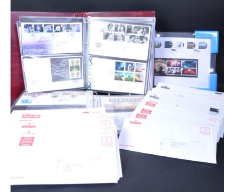 A collection of vintage 20th century UK currency Royal Mint First Day Covers in albums and original envelopes to include subj