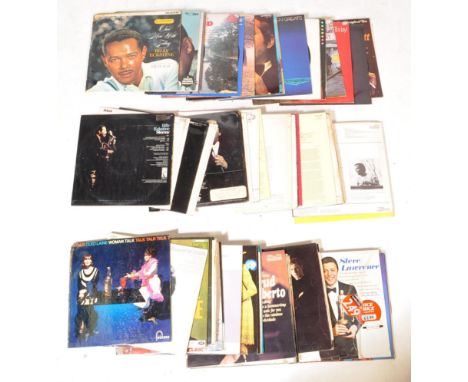 A collection of vintage 230th century LP vinyl records to include the artists to include Solid Cold Steinway, The Torero Band