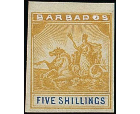 Barbados1892-1903 Seal of Colony IssueEssay Proofs The following twenty-three lots all similar to the issued design but show 